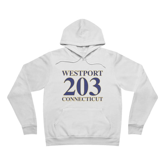 Westport 203 Connecticut Unisex Sponge Fleece Pullover Hoodie