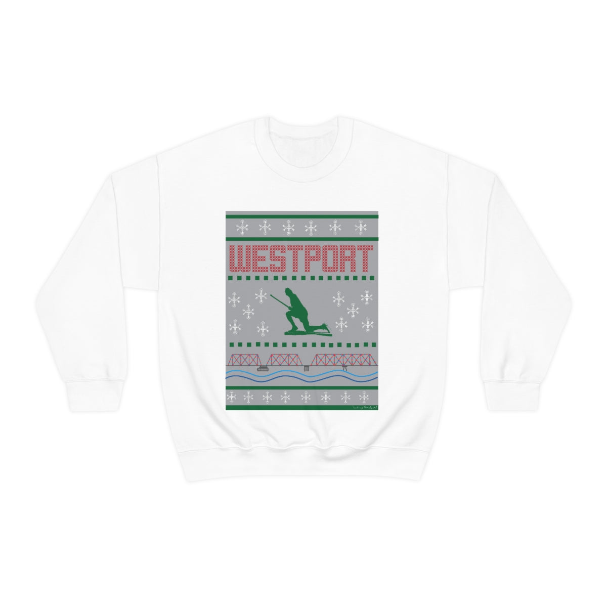 Westport ugly christmas sweater unisex sweatshirt