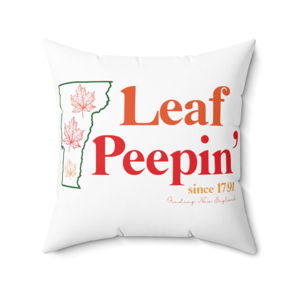 Leaf Peepin' Vermont  Show your love for the fall season with this Leaf Peepin' Vermont collection. From the traveler to the local, this collection is inspired for anyone who loves the crisp air and colorful autumn season. Proceeds of this collection go to help grow Finding New England's brand.