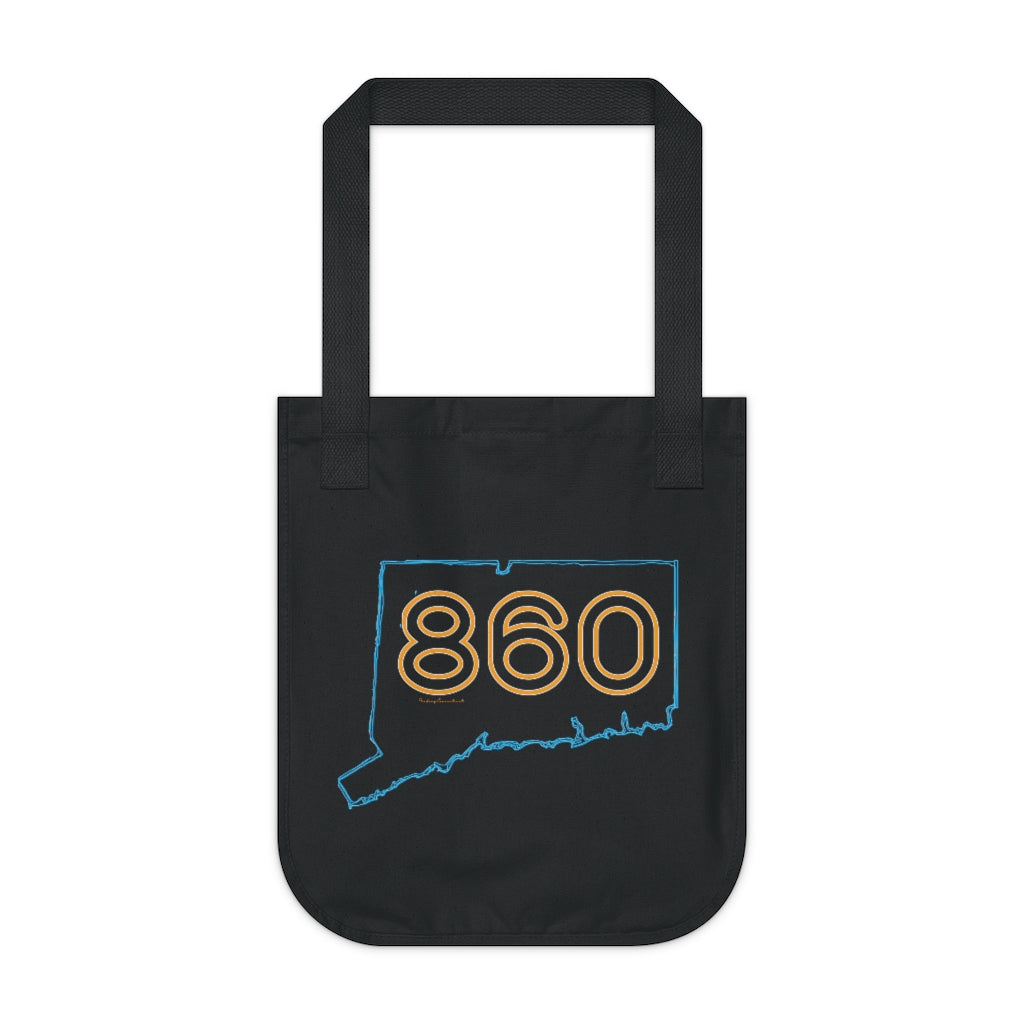 860 90's orange tote bag // connecticut gifts and merch // finding connecticut