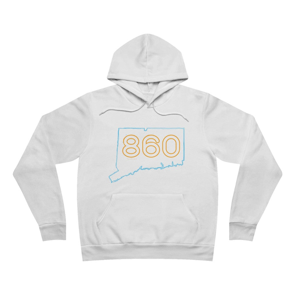 Connecticut hoodie. New Britain, southington, willimantic, Bristol, old say brook, Torrington, east hartford, Windsor, Farmington, Glastonbury, West Hartford, Windsor locks, new milford, putnumn, storrs simsbury, deep river, vernon rockville, Wethersfield, newington, mystic, East Hampton, niantic, lcolchester, coventry, Essex, haddam, old Lyme 860 Connecticut neon orange / 860 connecticut unisex hoodie sweatshirt // finding connecticut