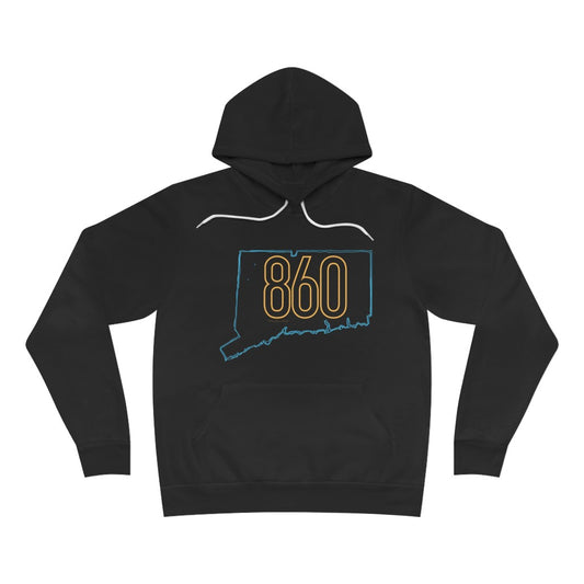 Connecticut hoodie. New Britain, southington, willimantic,  Bristol, old say brook, Torrington, east hartford, Windsor, Farmington, Glastonbury, West Hartford, Windsor locks, new milford, putnumn, storrs  simsbury, deep river, vernon rockville, Wethersfield, newington,  mystic, East Hampton, niantic, lcolchester, coventry, Essex, haddam,  old Lyme,
860 Connecticut neon orange / 860 ct  unisex  hoodie sweatshirt // finding connecticut