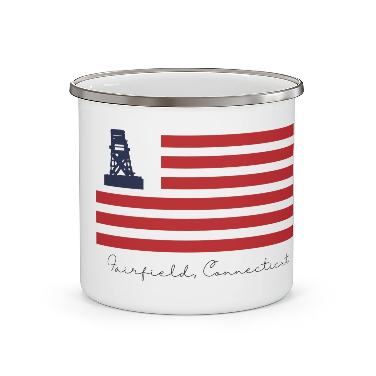 Jennings beach fairfield ct / connecticut camping mug