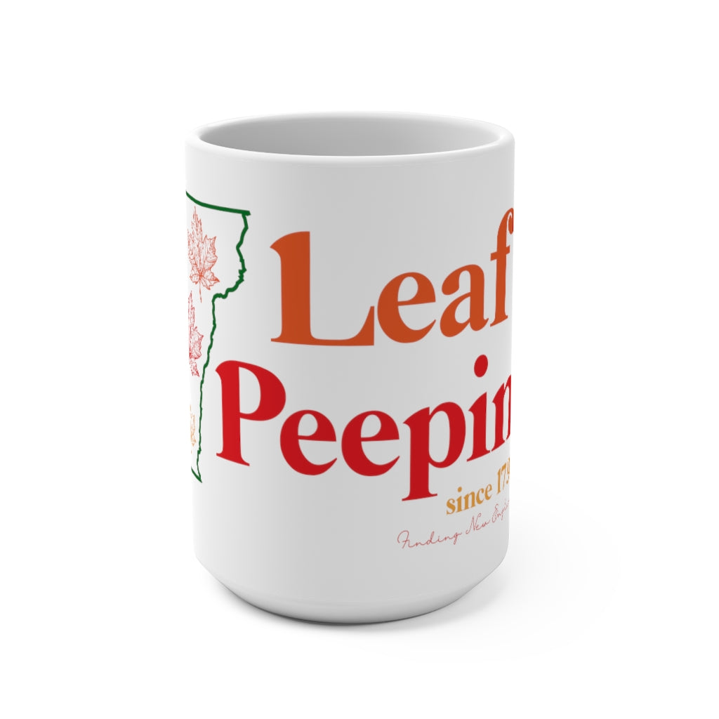 Leaf Peepin' Vermont  Show your love for the fall season with this Leaf Peepin' Vermont collection. From the traveler to the local, this collection is inspired for anyone who loves the crisp air and colorful autumn season. Proceeds of this collection go to help grow Finding New England's brand.