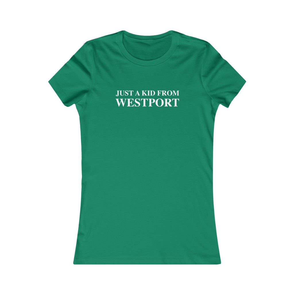 westport ct / connecticut womens tee shirts