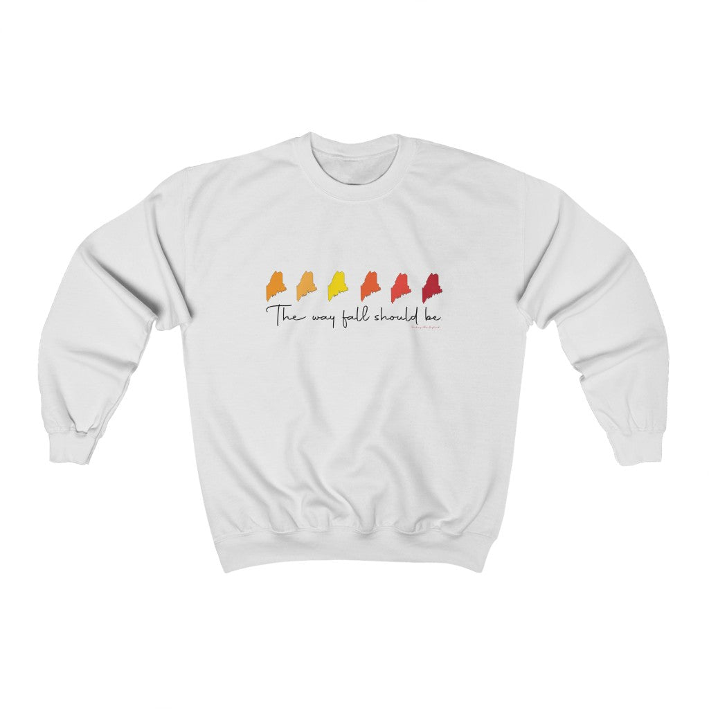 The Way Fall Should Be Do you love Maine and the fall? Do you follow the Way Life Should Be motto and believe in the Way Fall Should Be? These tee shirts, sweatshirts, stationary cards, drinkware and other gifts and souvenirs is for you. Free USA shipping on all products.