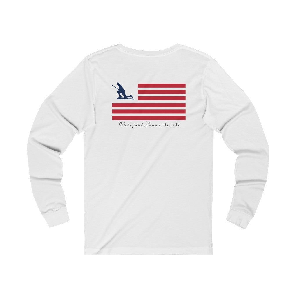 Minuteman Flag Unisex Jersey Long Sleeve Tee