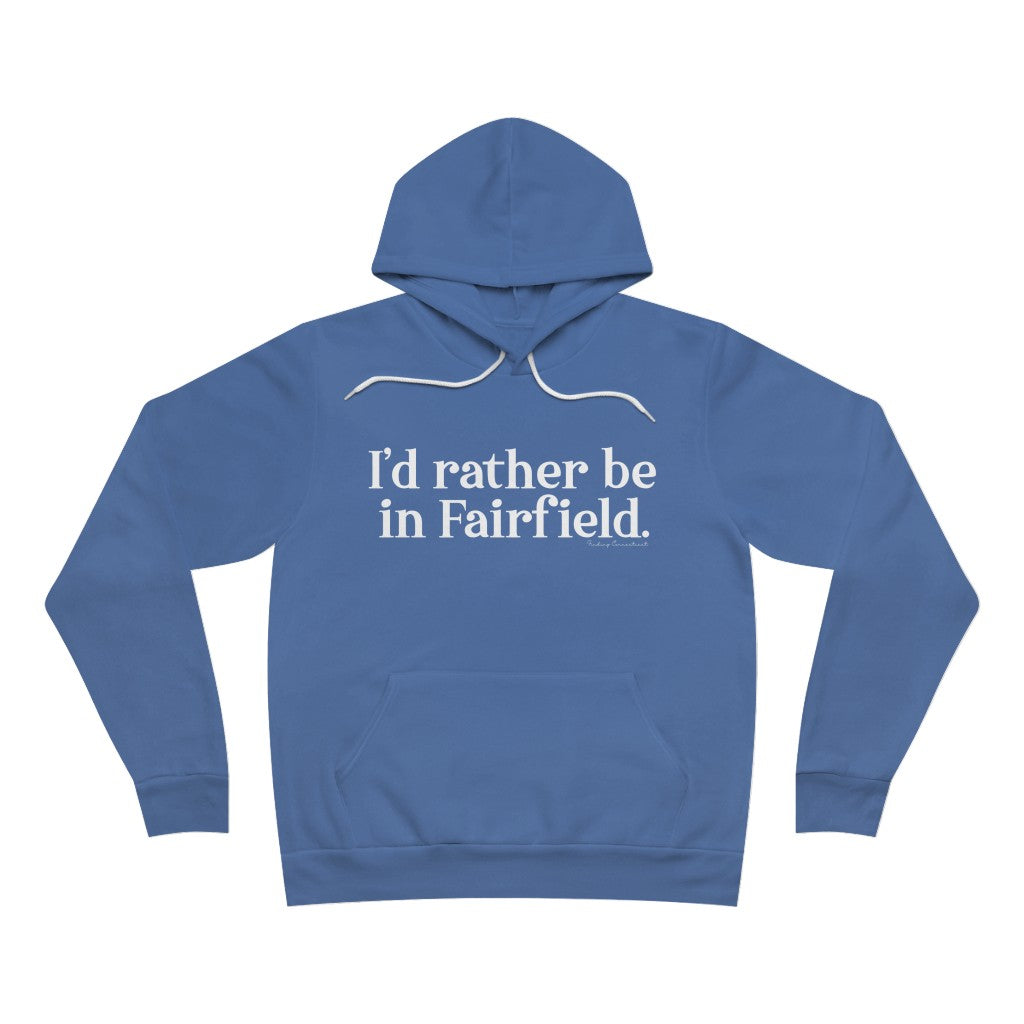 I'd rather be in Fairfield travel mug, hoodies, sweatshirts, shirts, home gifts and apparel. Unless noted proceeds go to help grow Finding Fairfield and Finding Connecticut's brand. Free shipping on all products.