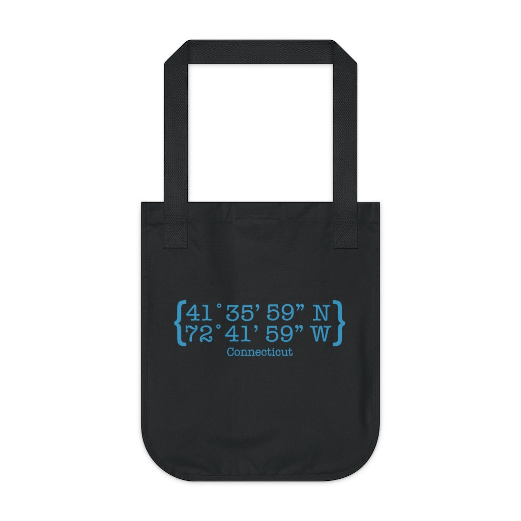 Connecticut Coordinates Organic Canvas Tote Bag