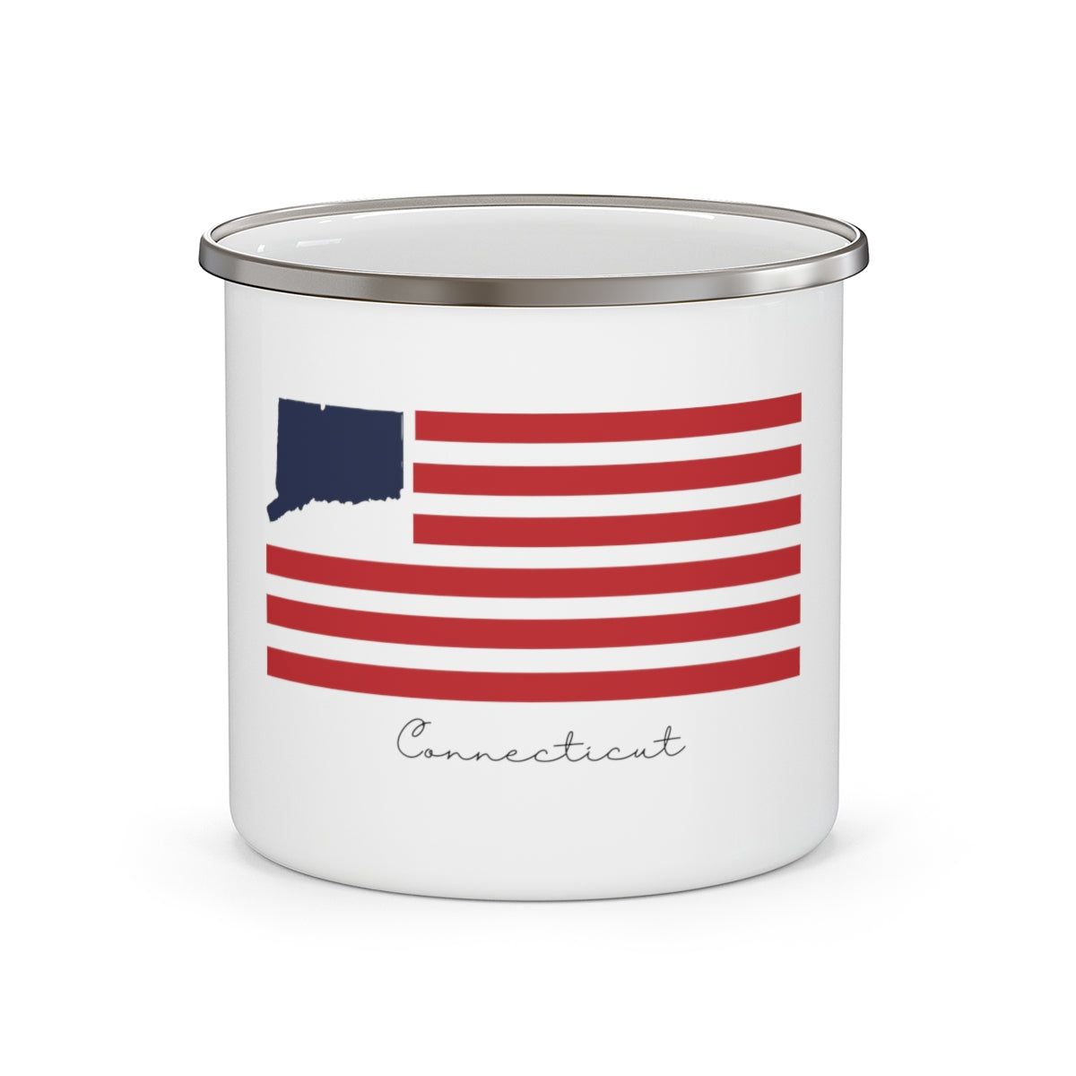 ct connecticut camping mug