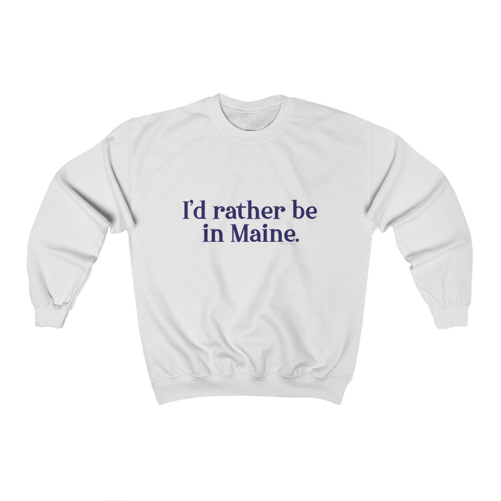 I'd rather be in Maine travel mug, hoodies, sweatshirts, shirts, home gifts and apparel. Unless noted proceeds go to help grow Finding New England brand. Free shipping on all products.