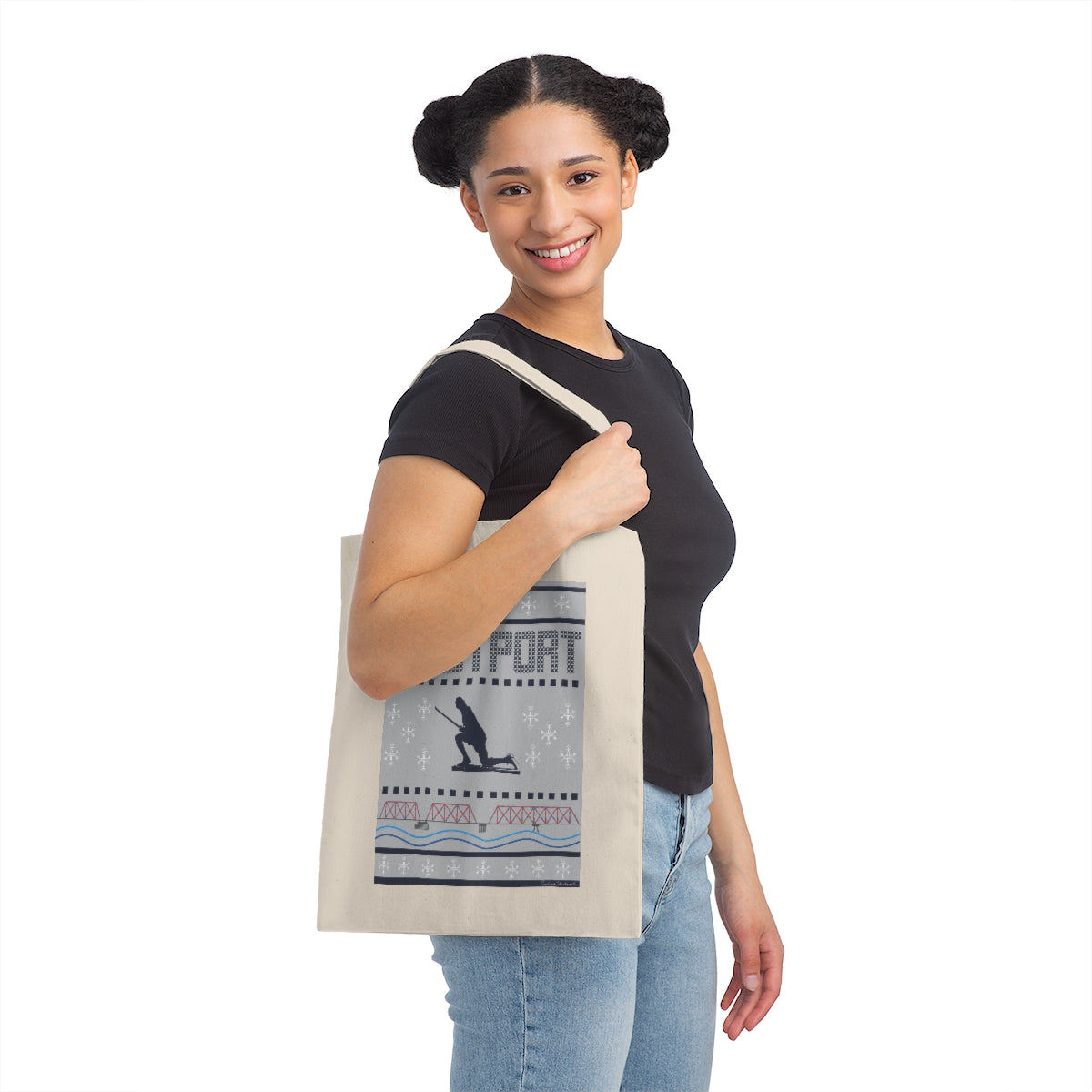 Westport Ugly Holiday Canvas Tote Bag