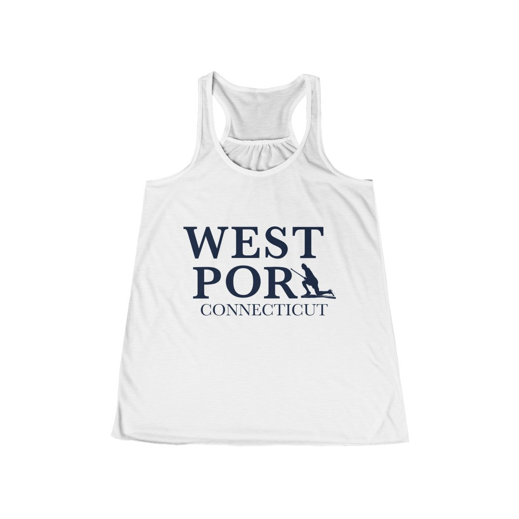 Westport Connecticut Women's Flowly Racerback Tank