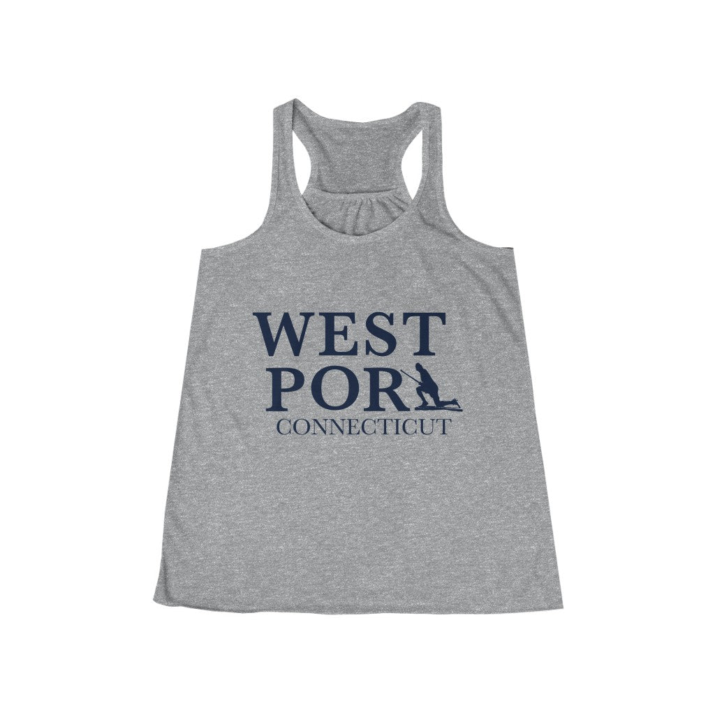 Westport Connecticut Women's Flowly Racerback Tank