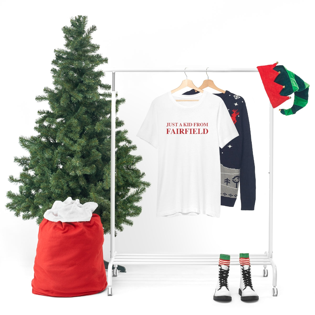 Just a kid from Fairfield Unisex Jersey Short Sleeve Tee