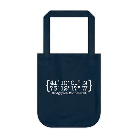 Bridgeport Coordiantes tote bag // bridgeport, CT// Finding Conencticut
