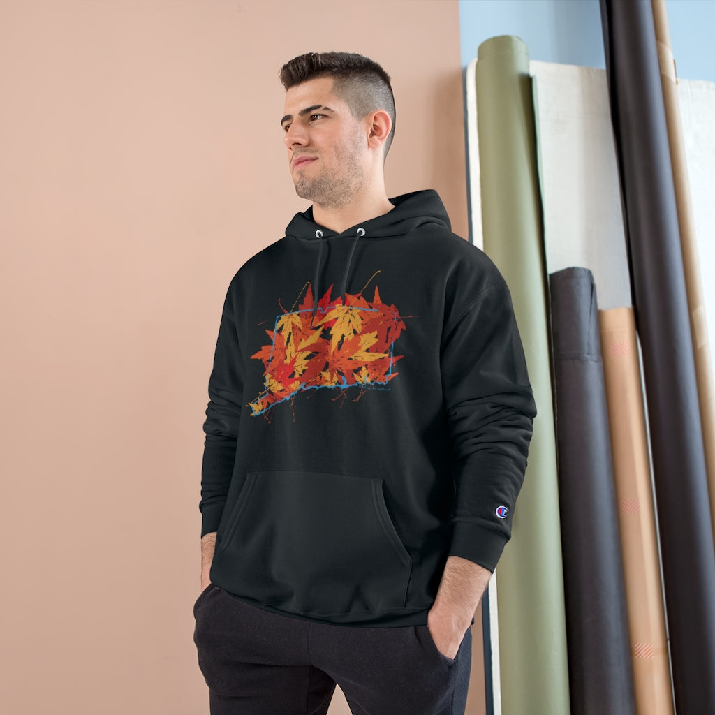 Do you love Connecticut in the fall? Cooler weather, colorful leaves falling, this collection is for you. Celebrate Connecticut and autumn together! Free USA shipping on all products.
Connecticut Leaves // Connecticut champion hoodie sweatshirt // finding connecticut