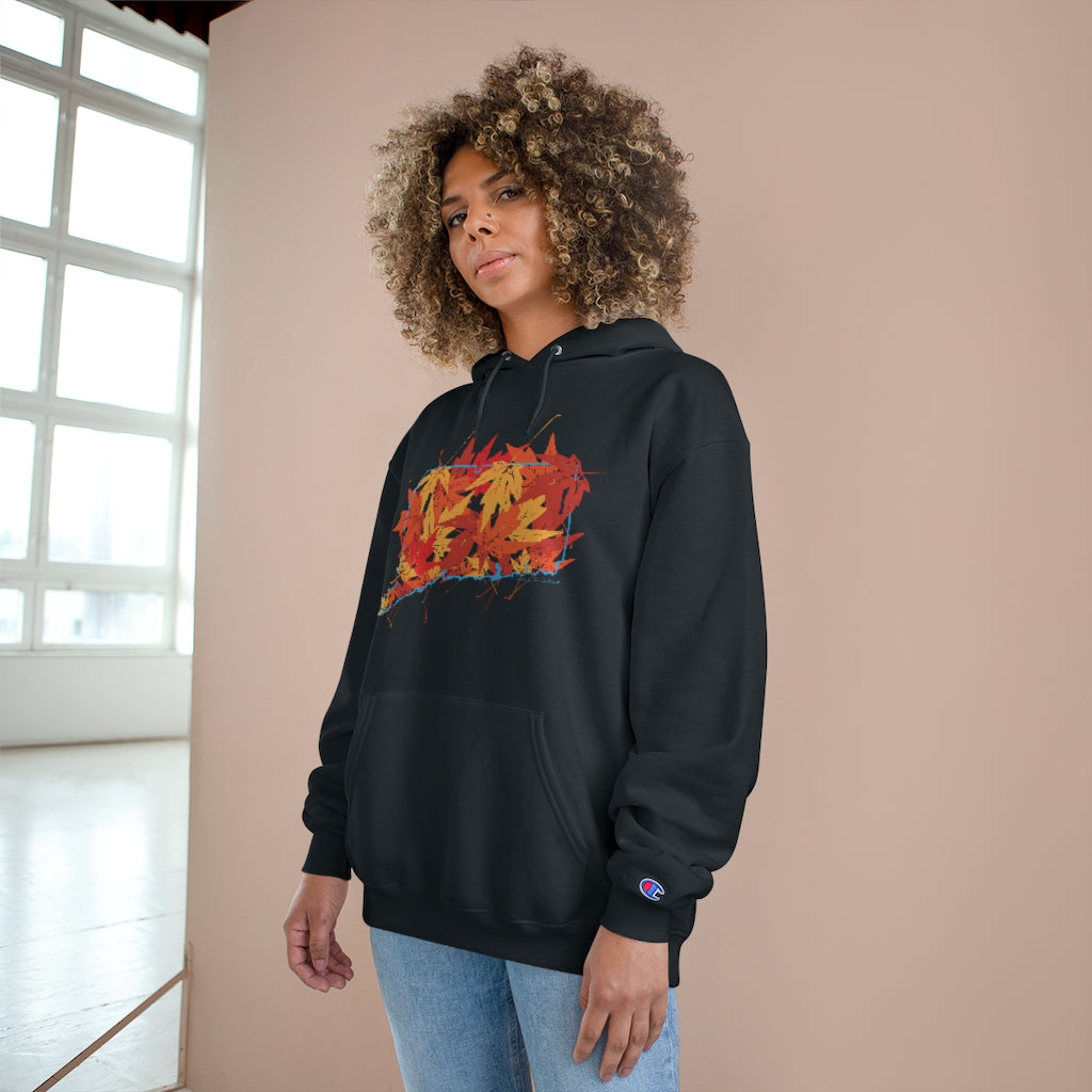 Do you love Connecticut in the fall? Cooler weather, colorful leaves falling, this collection is for you. Celebrate Connecticut and autumn together! Free USA shipping on all products.
Connecticut Leaves // Connecticut champion hoodie sweatshirt // finding connecticut