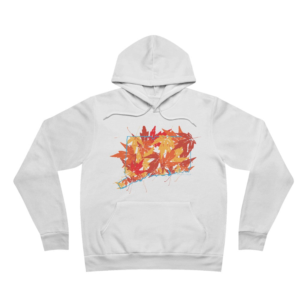 Connecticut hoodie. Do you love Connecticut in the fall? Cooler weather, colorful leaves falling, this collection is for you. Celebrate Connecticut and autumn together! Free USA shipping on all products.
Connecticut Leaves // Connecticut unisex hoodie sweatshirt // finding connecticut