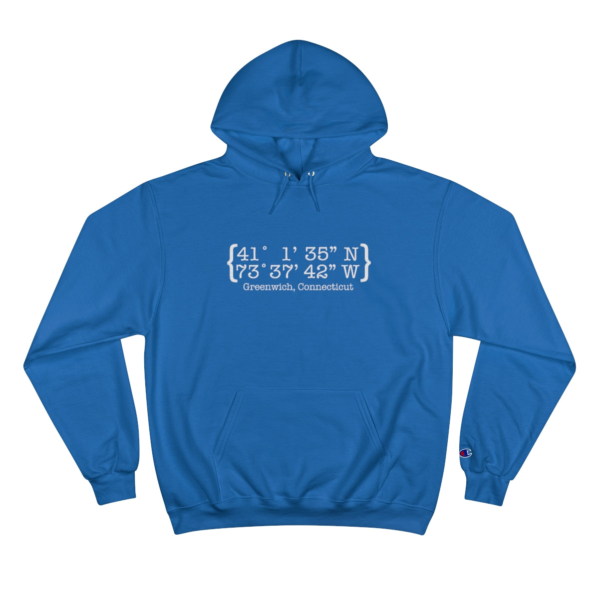 greenwich ct / connecticut unisex sweatshirt
Greenwich Coordinates // greenwich CT champion hoodie sweatshirt // finding connecticut