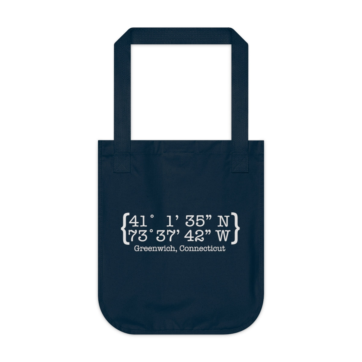 greenwich ct / connecticut tote bag
Greenwich Coordinates // greenwich CT tote bag // finding connecticut