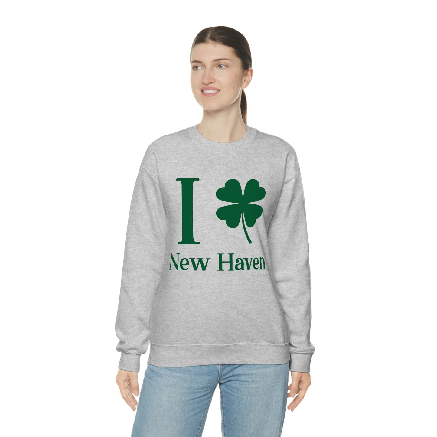 I Clover New Haven Sweatshirt // new haven ct // finding connecticut