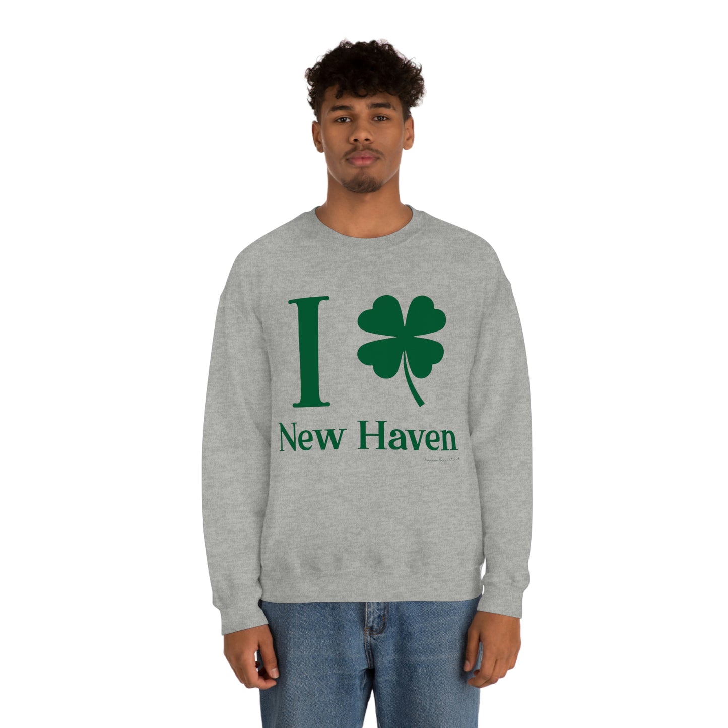 I Clover New Haven Sweatshirt // new haven ct // finding connecticut