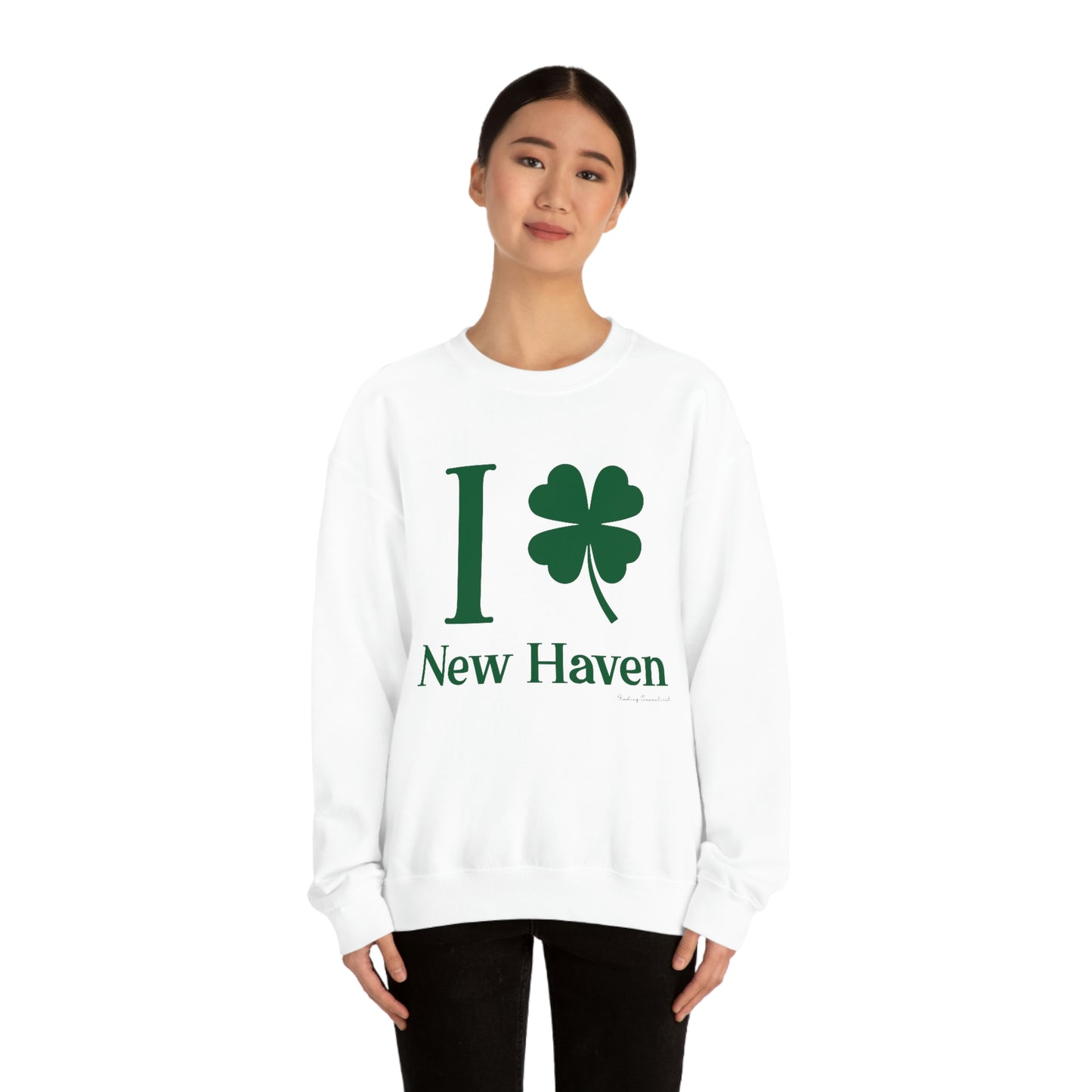 I Clover New Haven Sweatshirt // new haven ct // finding connecticut