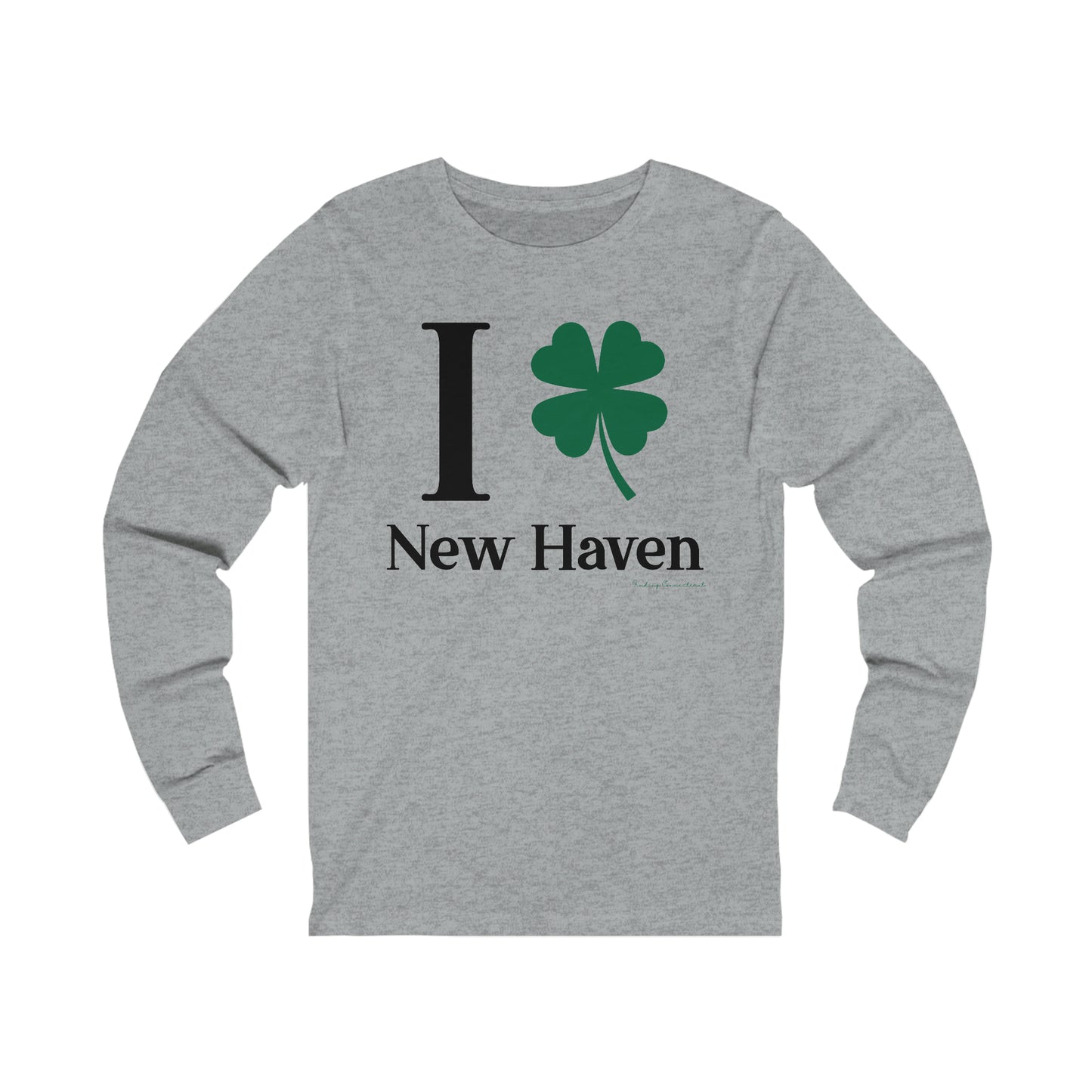 I Clover New Haven unisex long sleeve t shirt // new hven ct // finding connecticut