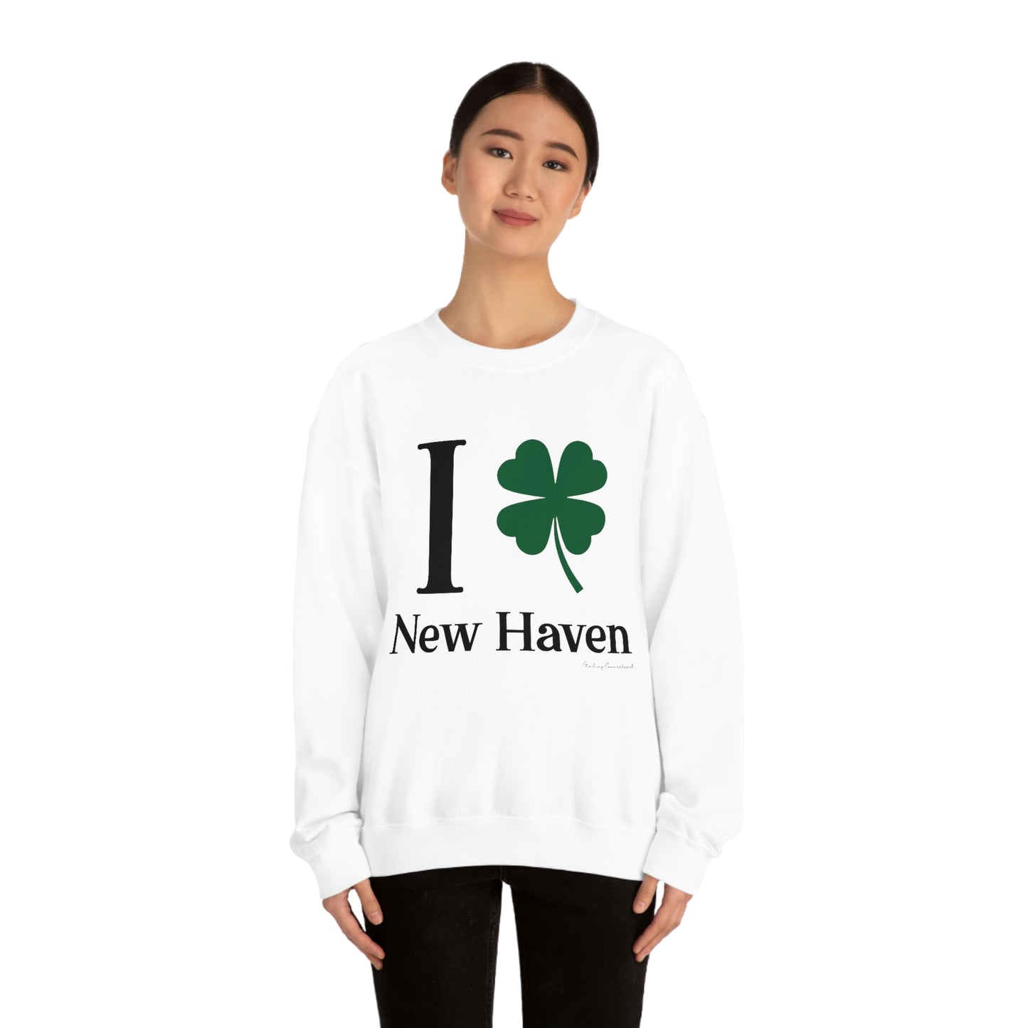 I Clover New Haven unisex sweathirt // new hven ct // finding connecticut 2