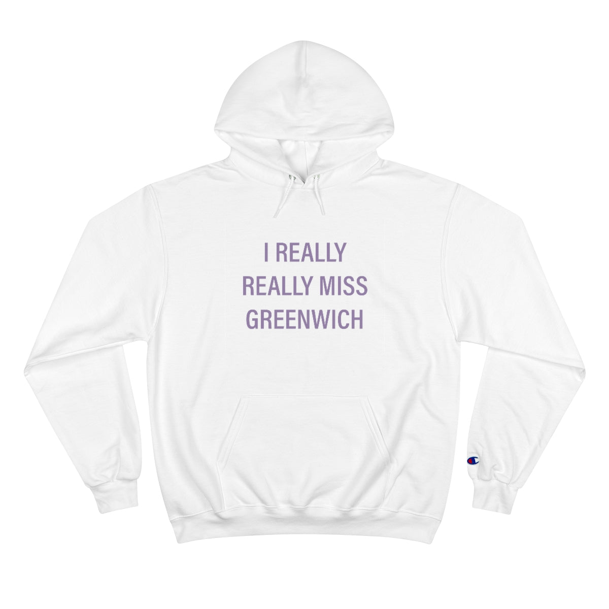 I Really Really Miss Greenwich /// Greenwich Connecticut unisex champion hoodie sweatshirt // finding connecticut