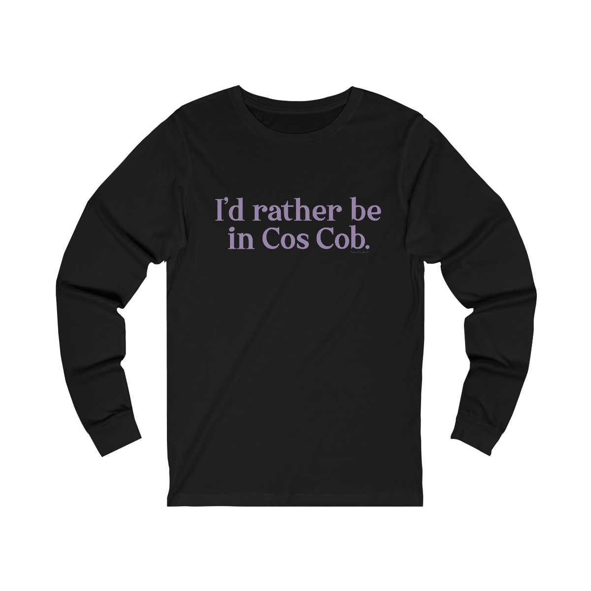 I'd rather be in Cos Cob // Cos Cob Greenwich Connecticut unisex long sleeve shirts // finding connecticut