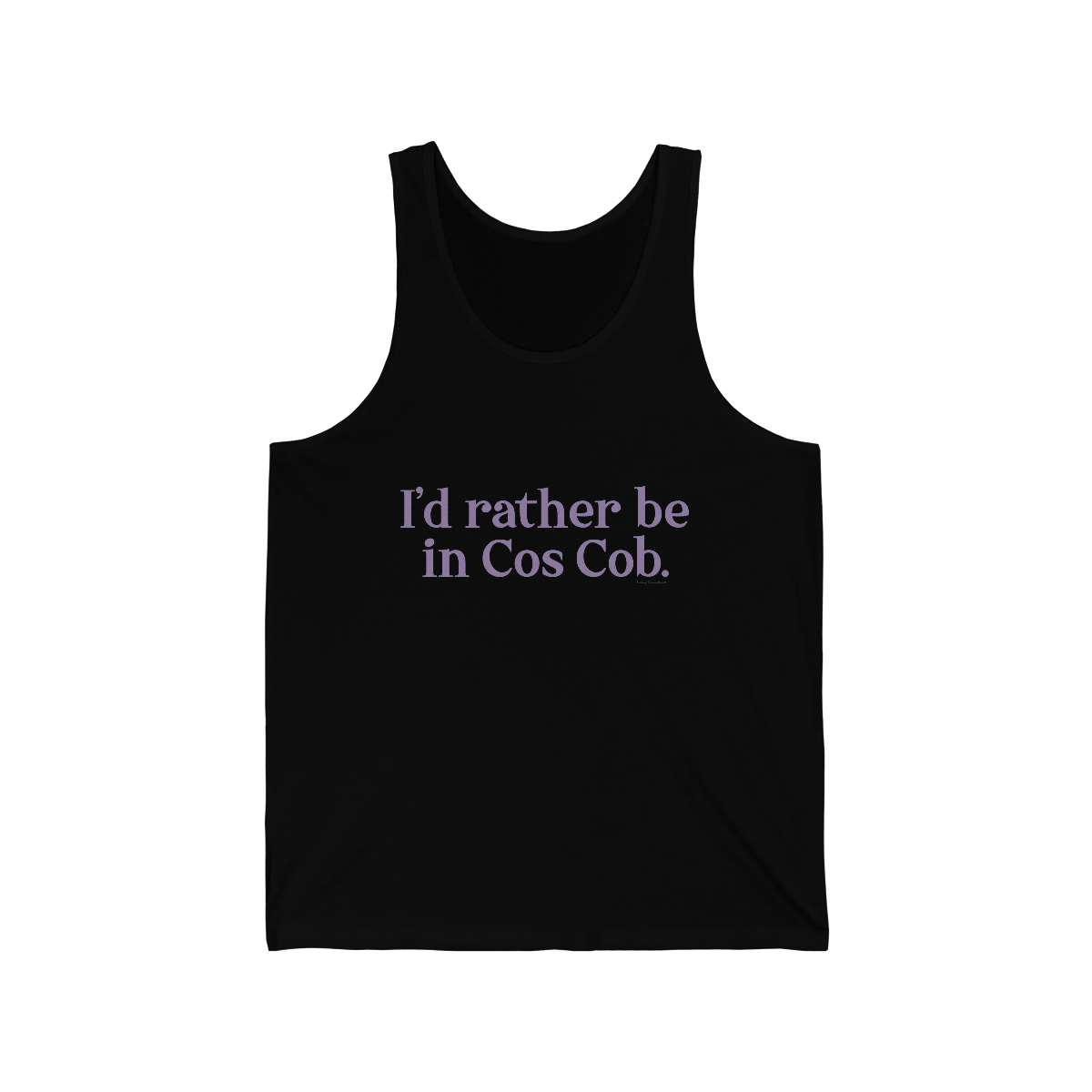 greenwich ct / connecticut unisex tank top shirt
I'd rather be in Cos Cob // Cos Cob Greenwich Connecticut unisex tank tops shirts // finding connecticut