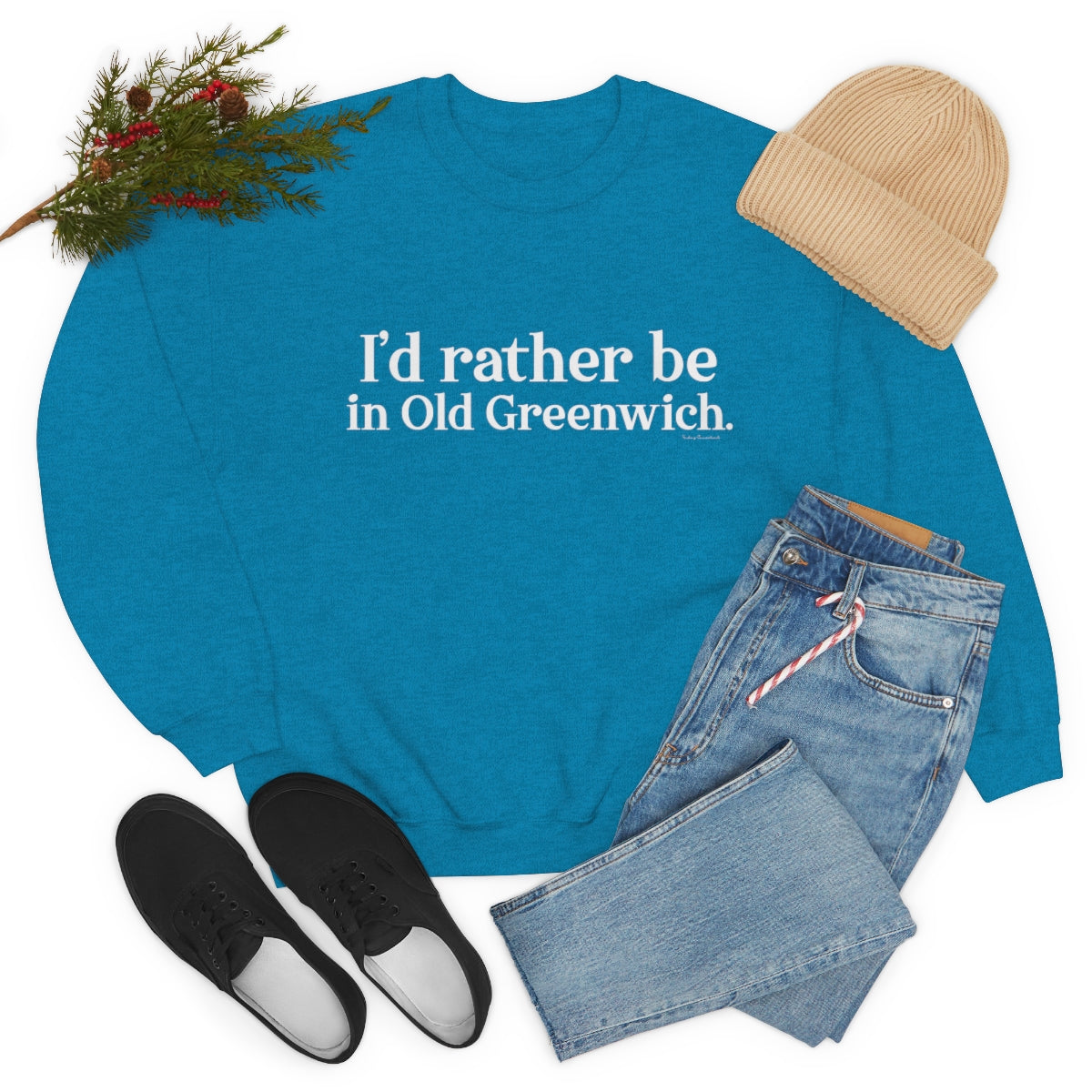 I'd rather be in Old Greenwich // Old Greenwich ct unisex sweatshirt / Finding Connecticut