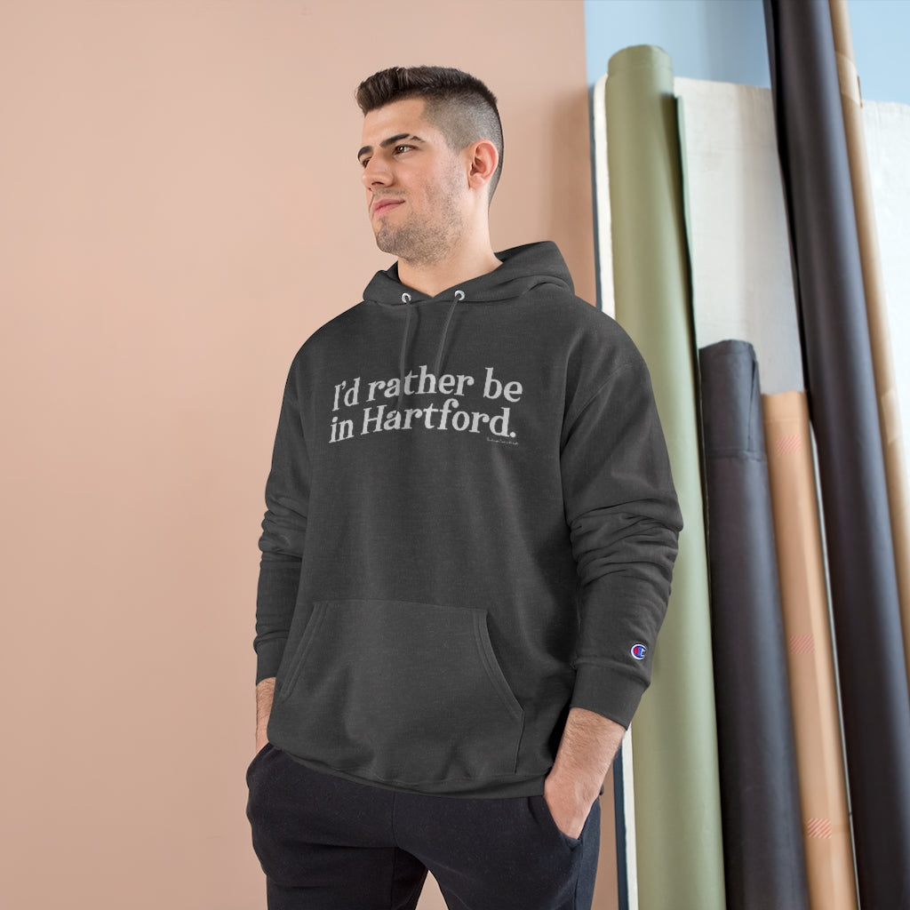 I’d rather be in Hartford Champion Hoodie Proceeds of this collection go to help build Finding Connecticut’s website and brand. • Free USA shipping. Click here to go to our home page
I'd rather be n hartford // hartford CT champion unisex hooded sweatshirt // finding connecticut