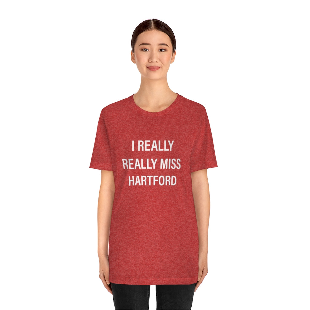 I Really Really Miss Hartford Unisex Jersey Short Sleeve Tee Proceeds of this collection go to help Finding Connecticut’s website and brand. Free USA shipping. Click here to go back to our home page
I really really miss hartford // hartfod ct t shirt // finding conneticut