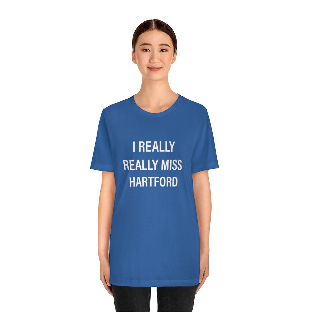 I Really Really Miss Hartford Unisex Jersey Short Sleeve Tee Proceeds of this collection go to help Finding Connecticut’s website and brand. Free USA shipping. Click here to go back to our home page
I really really miss hartford // hartfod ct t shirt // finding conneticut