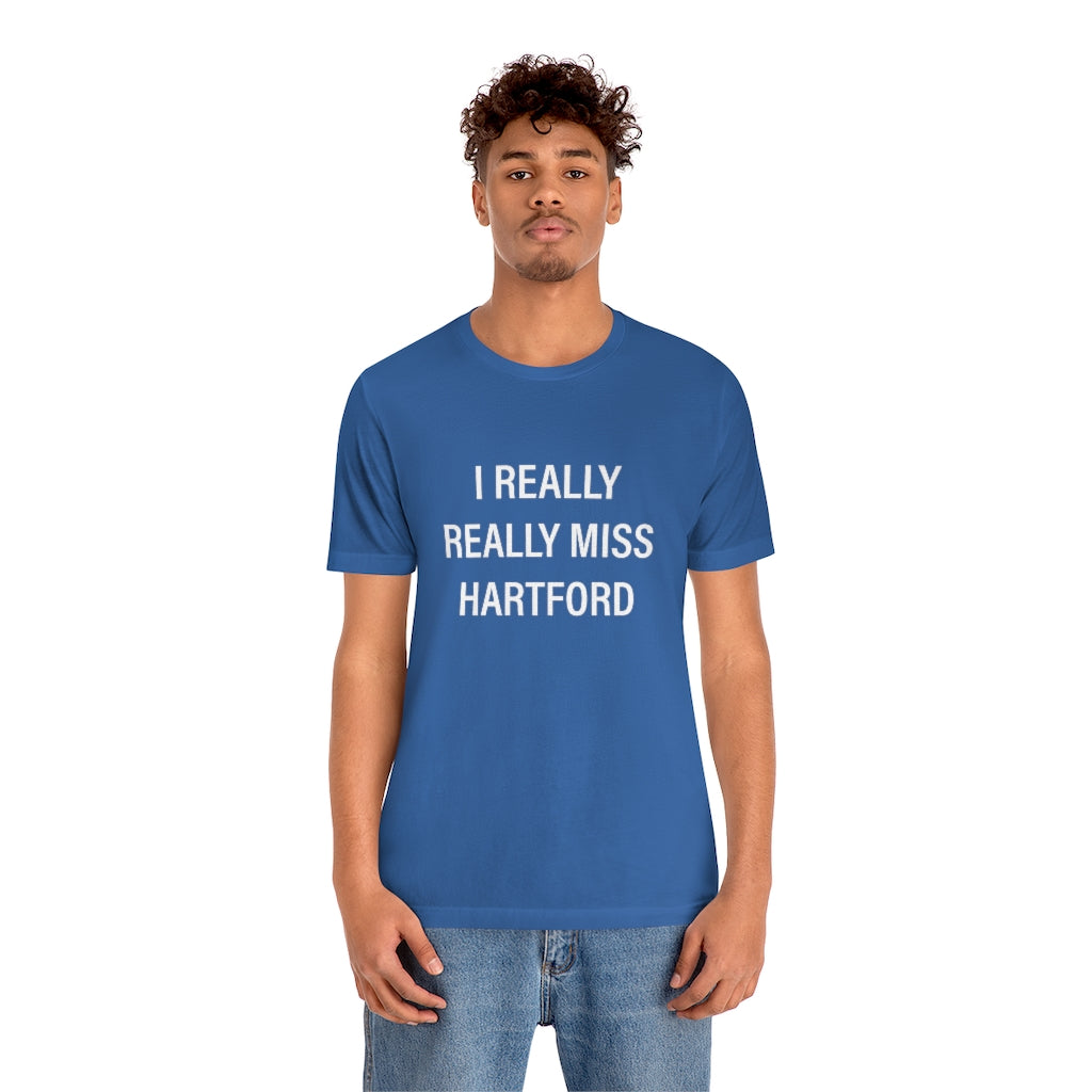 I Really Really Miss Hartford Unisex Jersey Short Sleeve Tee Proceeds of this collection go to help Finding Connecticut’s website and brand. Free USA shipping. Click here to go back to our home page
I really really miss hartford // hartfod ct t shirt // finding conneticut