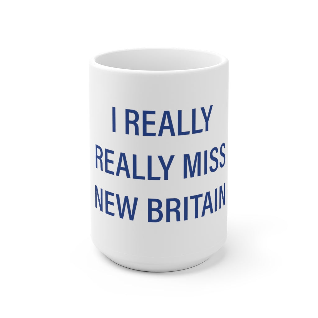I really really miss new britain // new britain connecticut mug // finding connecticut