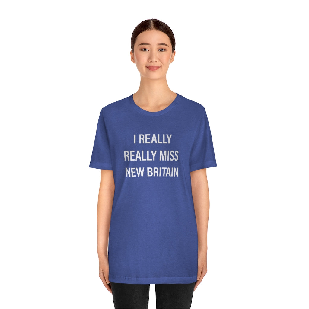 I really really miss new britain // new britain ct unisex t shirt // finding connecticut