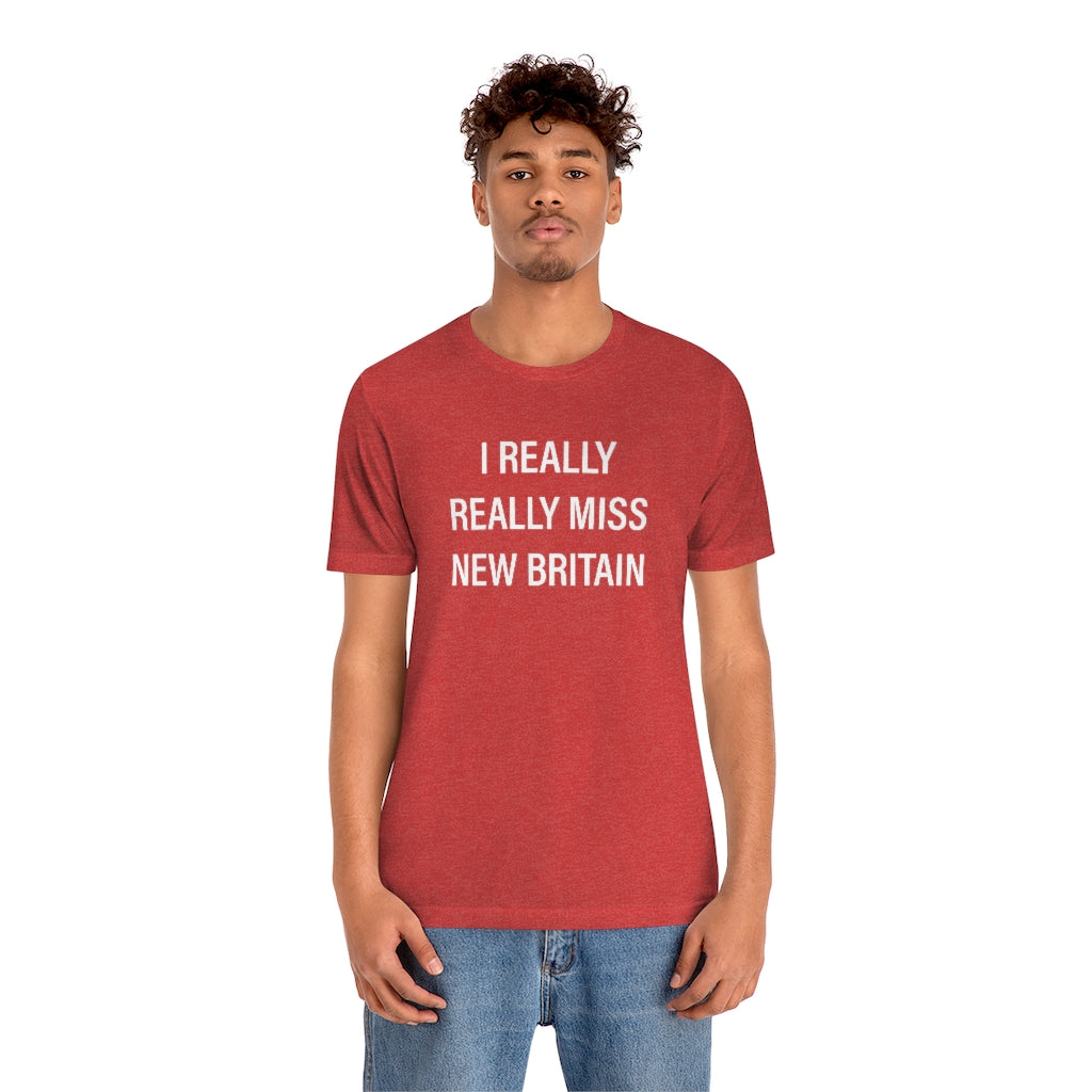I really really miss new britain // new britain ct unisex t shirt // finding connecticut
