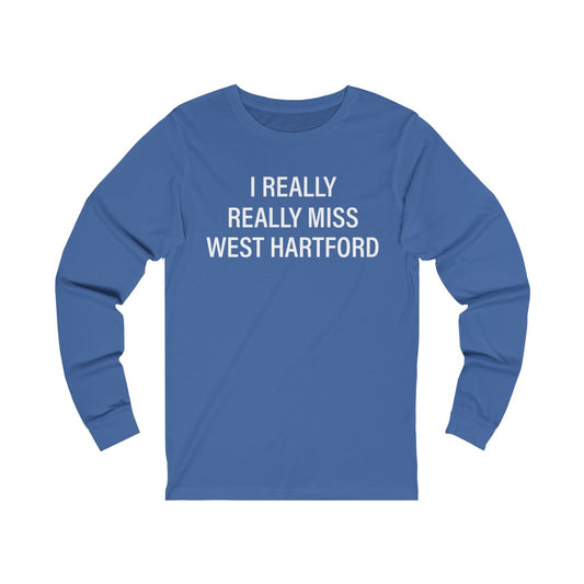 West hartford tee shirt. I really really miss West Hartford long sleeve tee.  West Hartford Connecticut tee shirts, hoodies sweatshirts, mugs, and other apparel, home gifts, and souvenirs. Proceeds of this collection go to help Finding Connecticut’s brand. Free USA shipping. 
I really really miss west hartford // west hartford ct long sleeve t shirt // finding connecticut