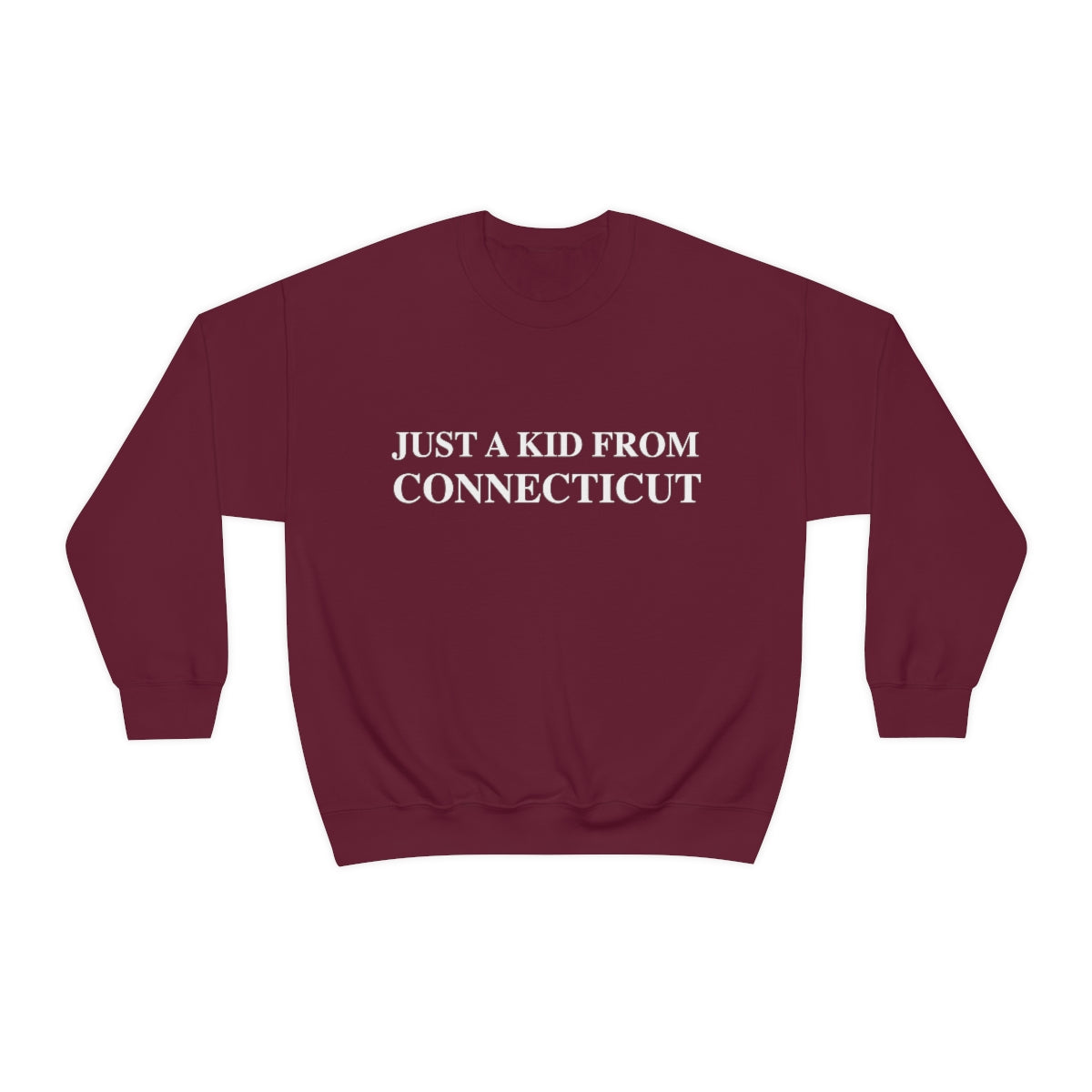 ct / connecticut unisex sweatshirt 
Just a kid from Connecticut // CT sweatshirts // finding connecticut