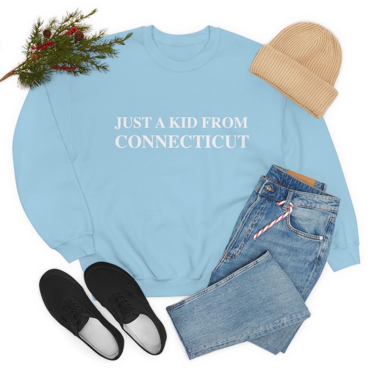 Just a kid from Connecticut // CT sweatshirts // finding connecticut