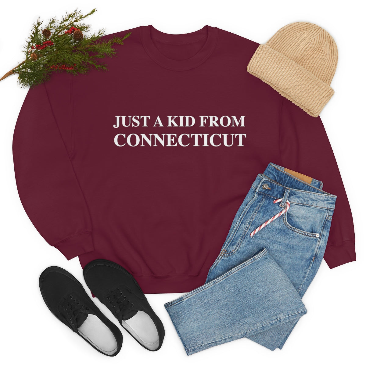 Just a kid from Connecticut // CT sweatshirts // finding connecticut