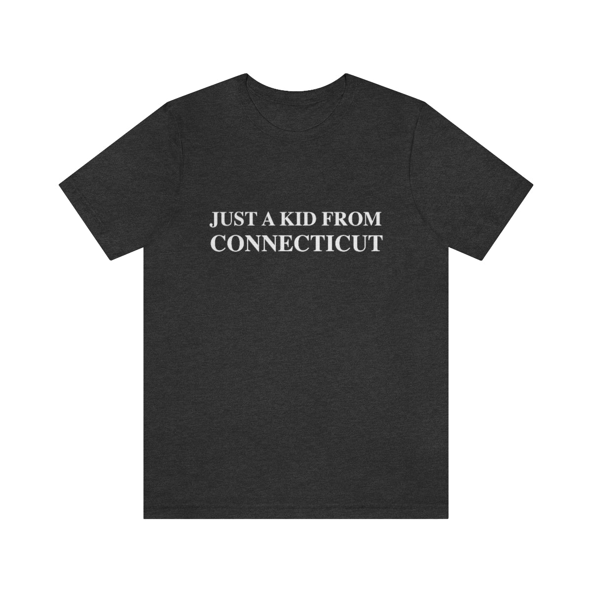 ct / connecticut unisex tee shirt
Just a kid from Connecticut / CT t shirt // finding conencticut