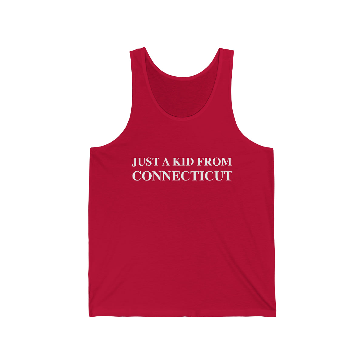 ct / connecticut unisex tank top shirt
Just a kid from Connecticut / Connecticut tank top shirt // finding conencticut