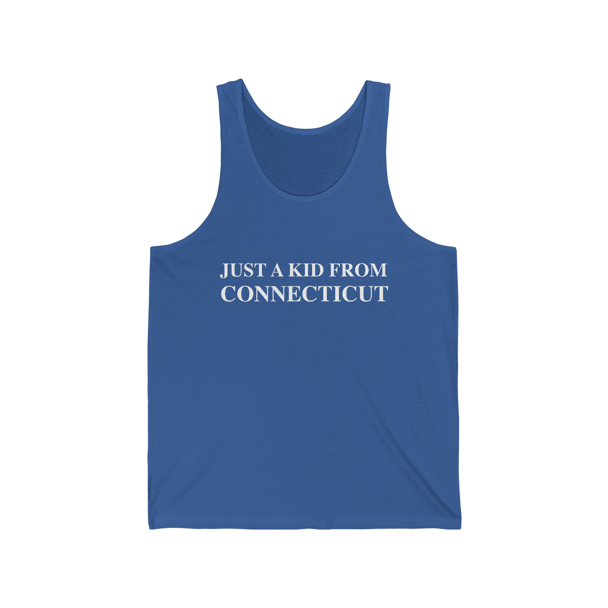 ct / Connecticut unisex tank top shirt
Just a kid from Connecticut / Connecticut tank top shirt // finding conencticut