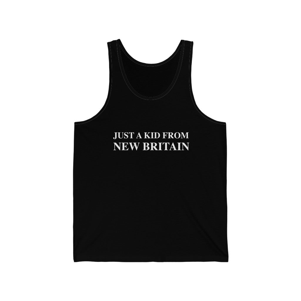 Just a kid from New Britain // New Britain ct tank top shirt // finding connecticut