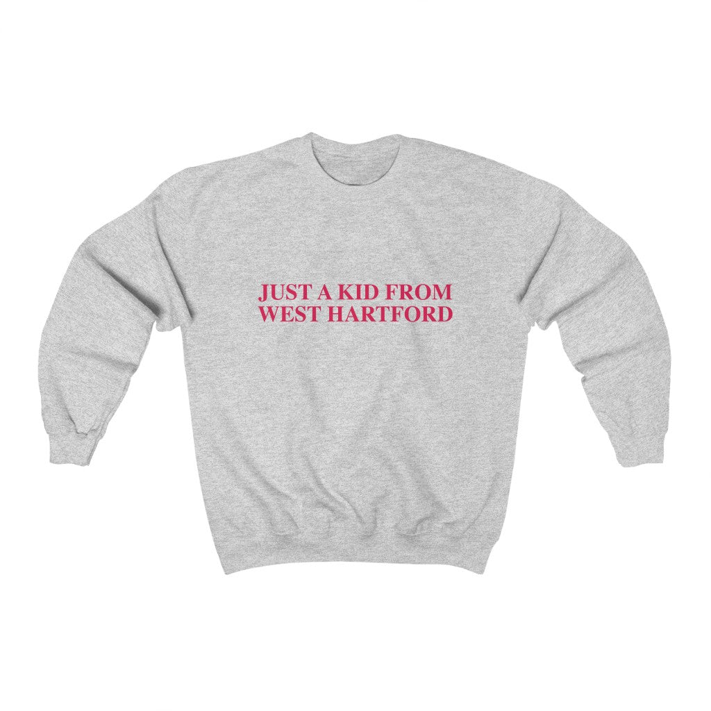 Just a kid from West Hartford sweatshirt. West Hartford Connecticut tee shirts, hoodies sweatshirts, mugs, other apparel, home gifts, and souvenirs. Proceeds of this collection go to help Finding Connecticut’s brand. Free USA shipping.
Just a kid from West Hartford // West Hartford Connecticut sweatshirt // finding connecticut